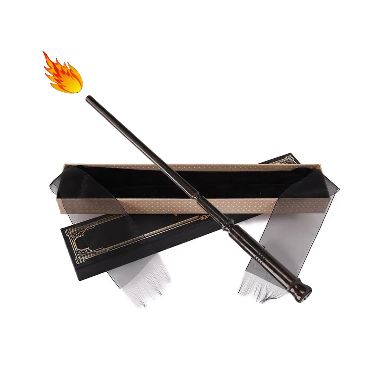 Fireball Wand,Wizard Wands for Hogwarts Halloween Party Cosplay Costume Props