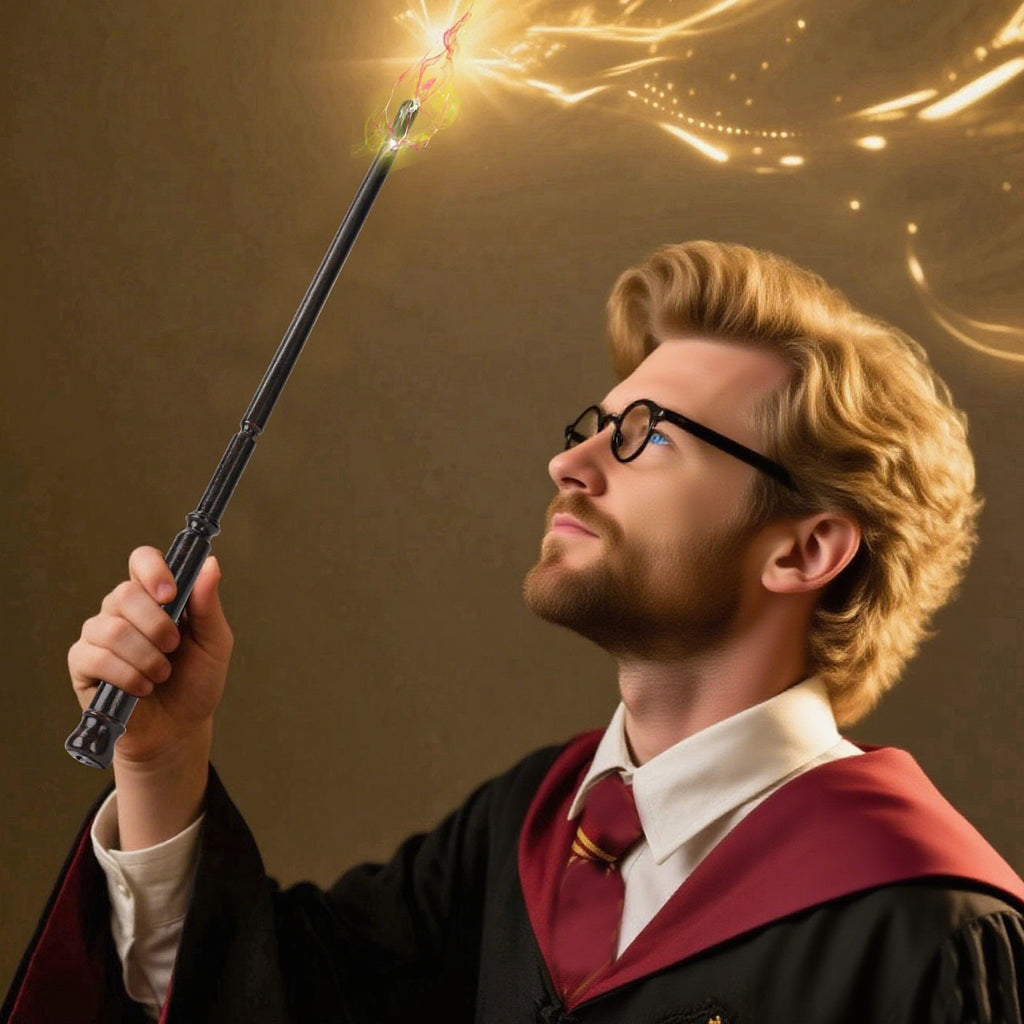 Fireball Wand,Wizard Wands for Hogwarts Halloween Party Cosplay Costume Props