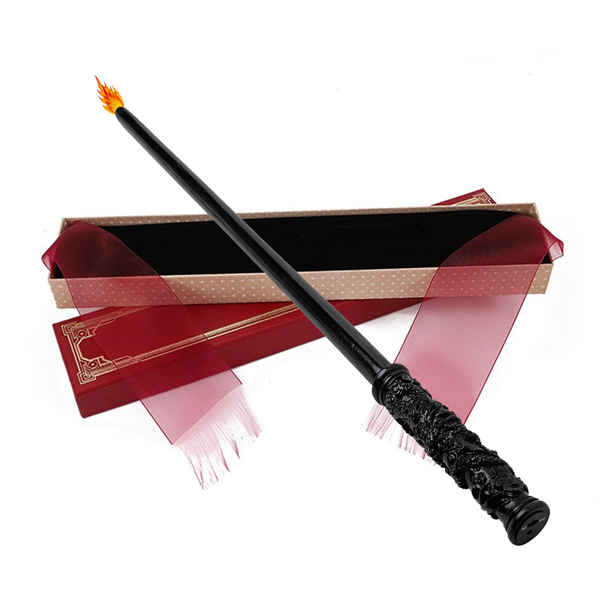Fireball Wand,Wizard Wands for Hogwarts Halloween Party Cosplay Costume Props