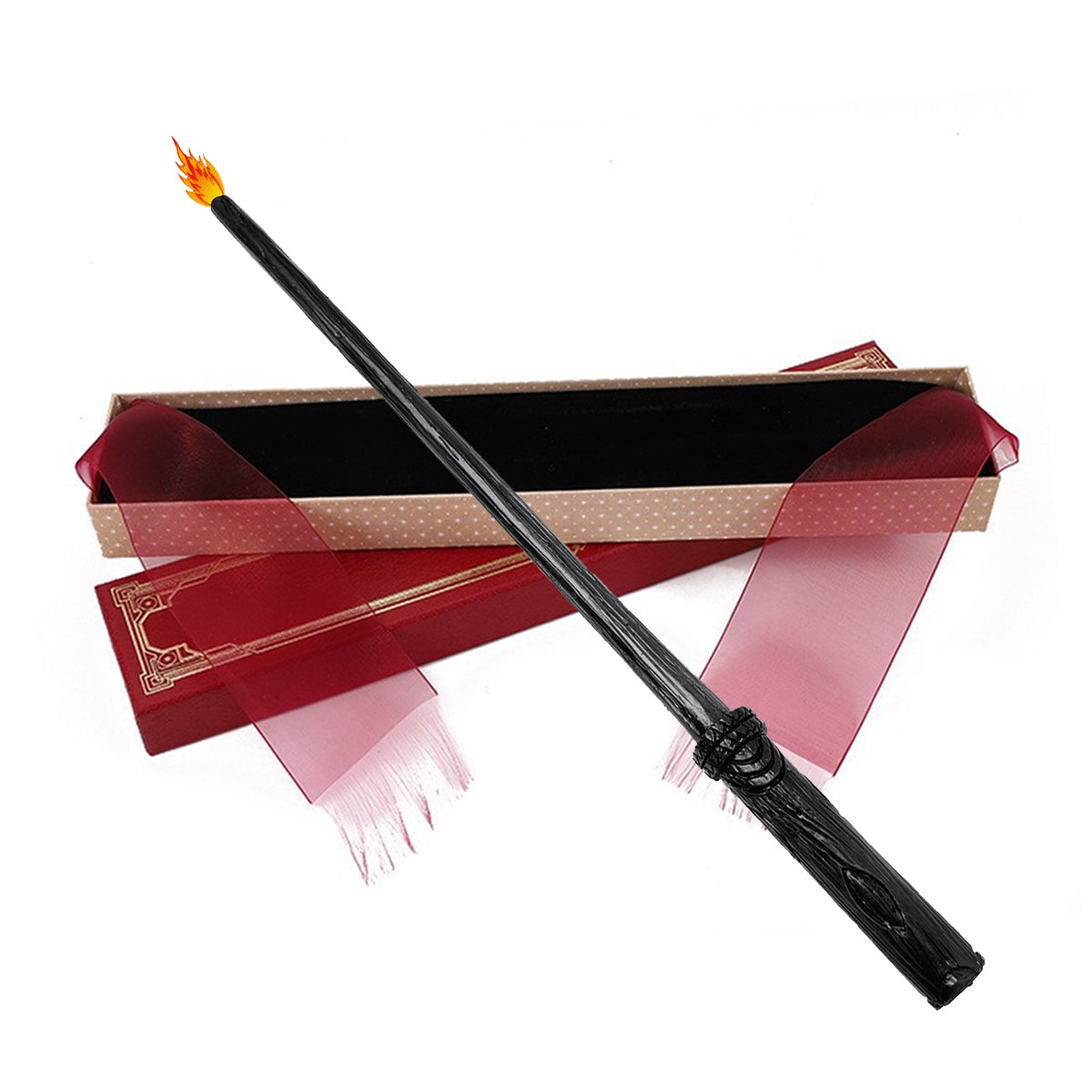 Fireball Wand,Wizard Wands for Hogwarts Halloween Party Cosplay Costume Props